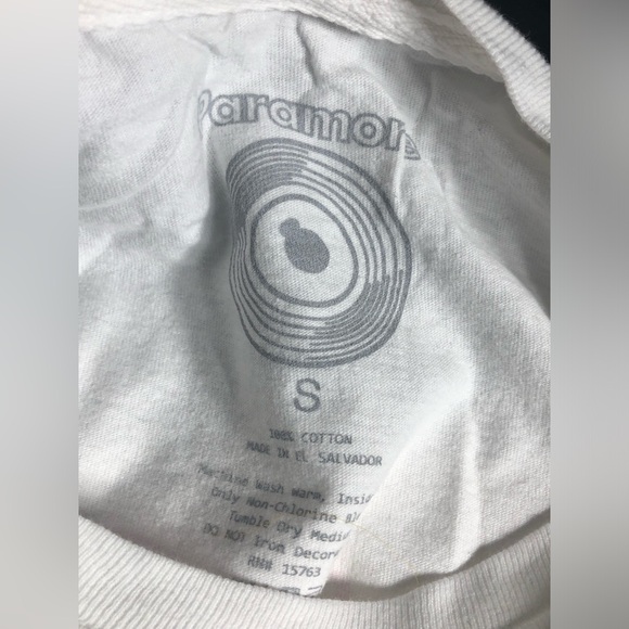 NWOT Paramore Official Tour Merch North American Tour Tee *flawed* - Size S - Picture 5 of 5